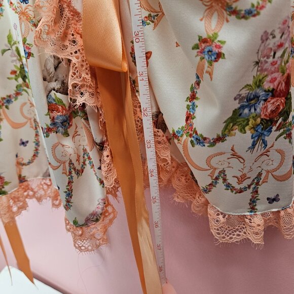 Dolls Kill Sugar Thrillz Lush Opulence Corset Dress Mini Renaissance Floral XL - Picture 11 of 14